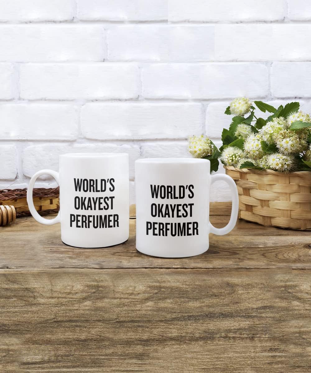 Funny Perfumer Gift Perfume Maker Mug Perfumer Present Fragrance Maker World's Okayest Perfumer image 5