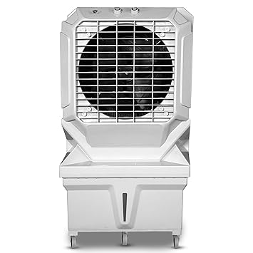 PG Power Guard Jetmax Super Jumbo 150 Ltr Heavy Duty Desert Air Cooler For Indoor/Outdoor, Auto Refill Technology, Highest Airthrow In Segment,Inverter Compatible | 15 Years Warranty (150L, Grey)