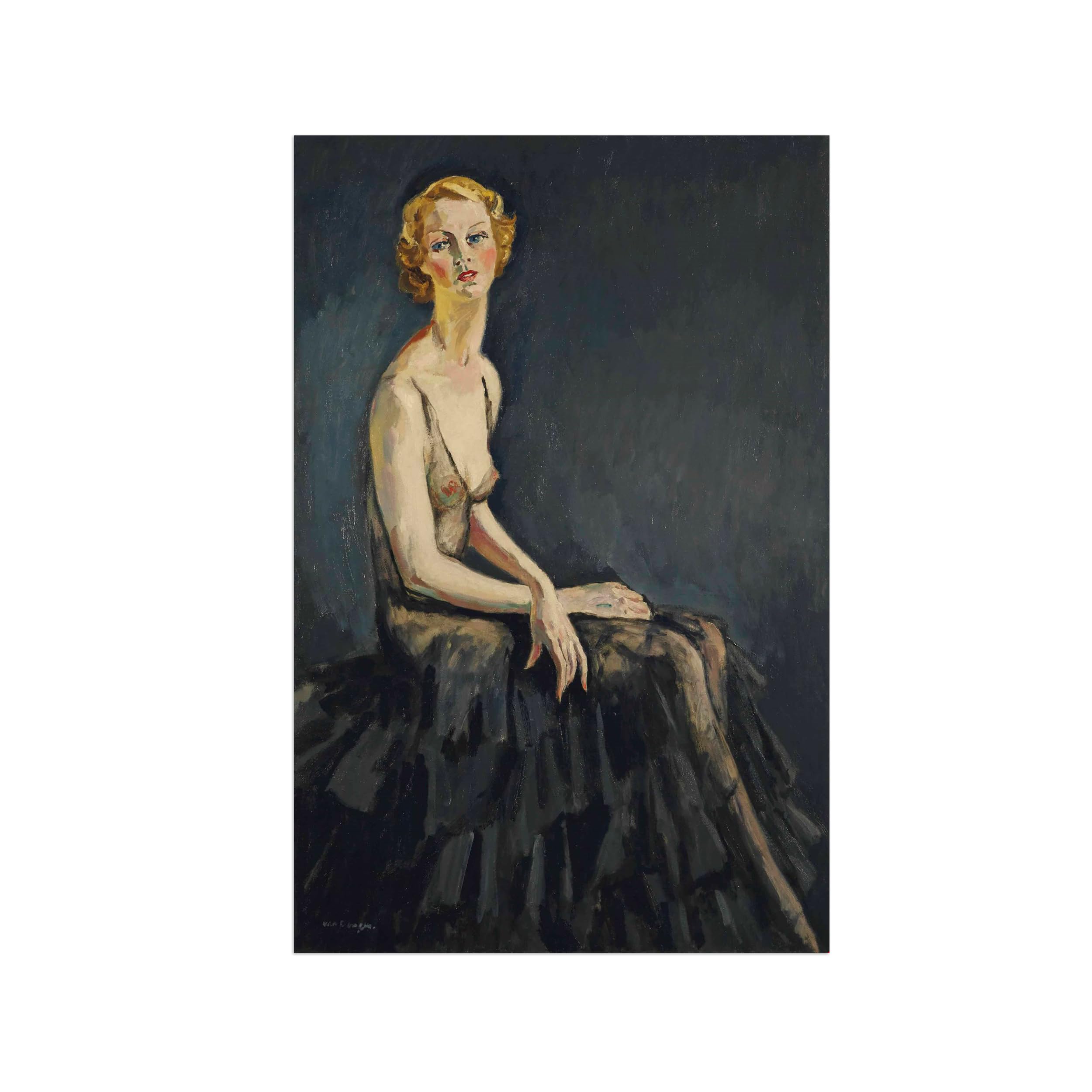 SDYSKKUG Famous Wall Art. Canvas Prints. Portrait. 90x60cm Unframed