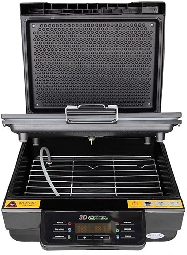 Miniatura 8 de TECHTONGDA Máquina de prensa de calor por sublimación al vacío 3D Máquina de transferencia de sublimación de 110 V con cinta de abrazadera de goma