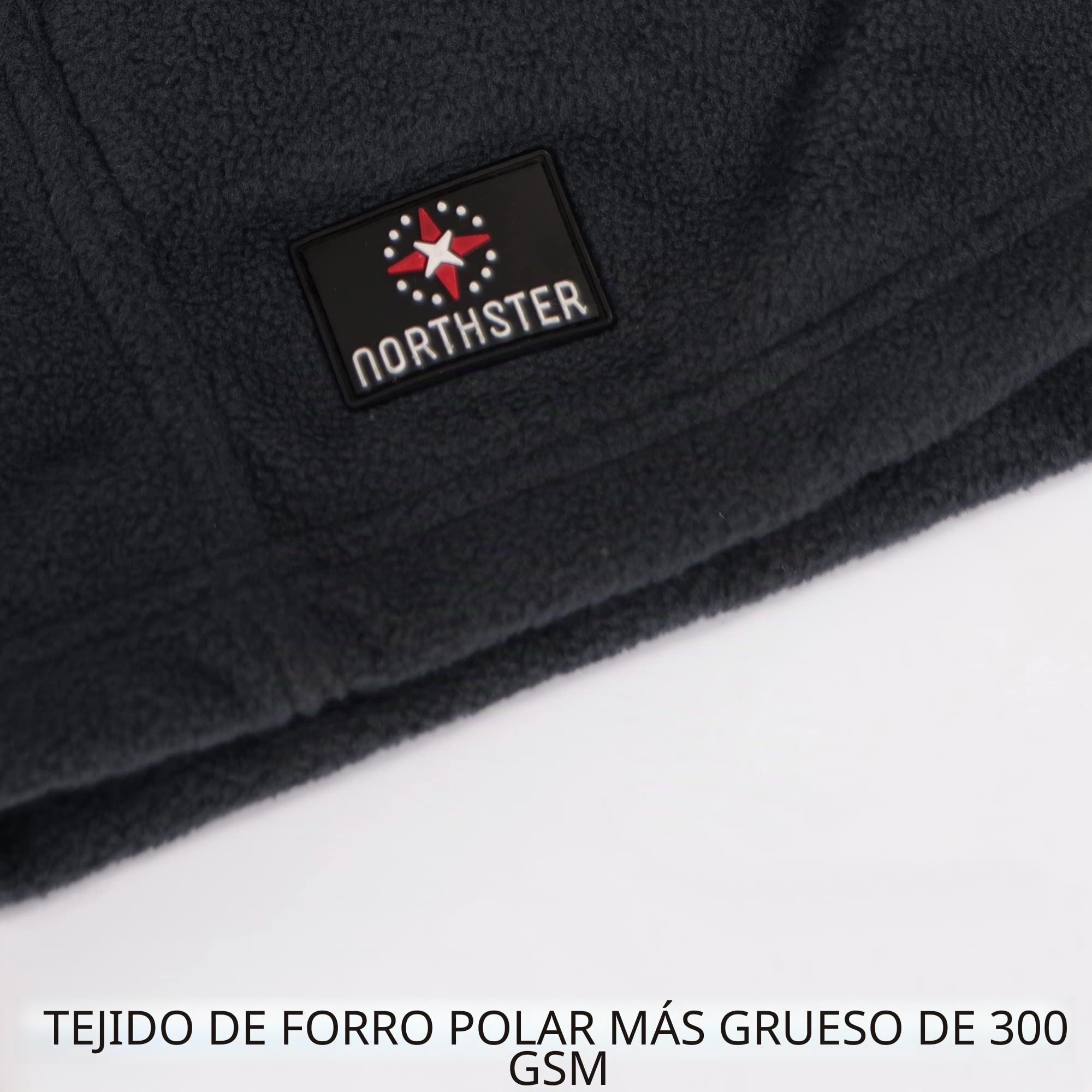 Northster Chaqueta de forro polar para hombre, para exteriores, para senderismo y trekking