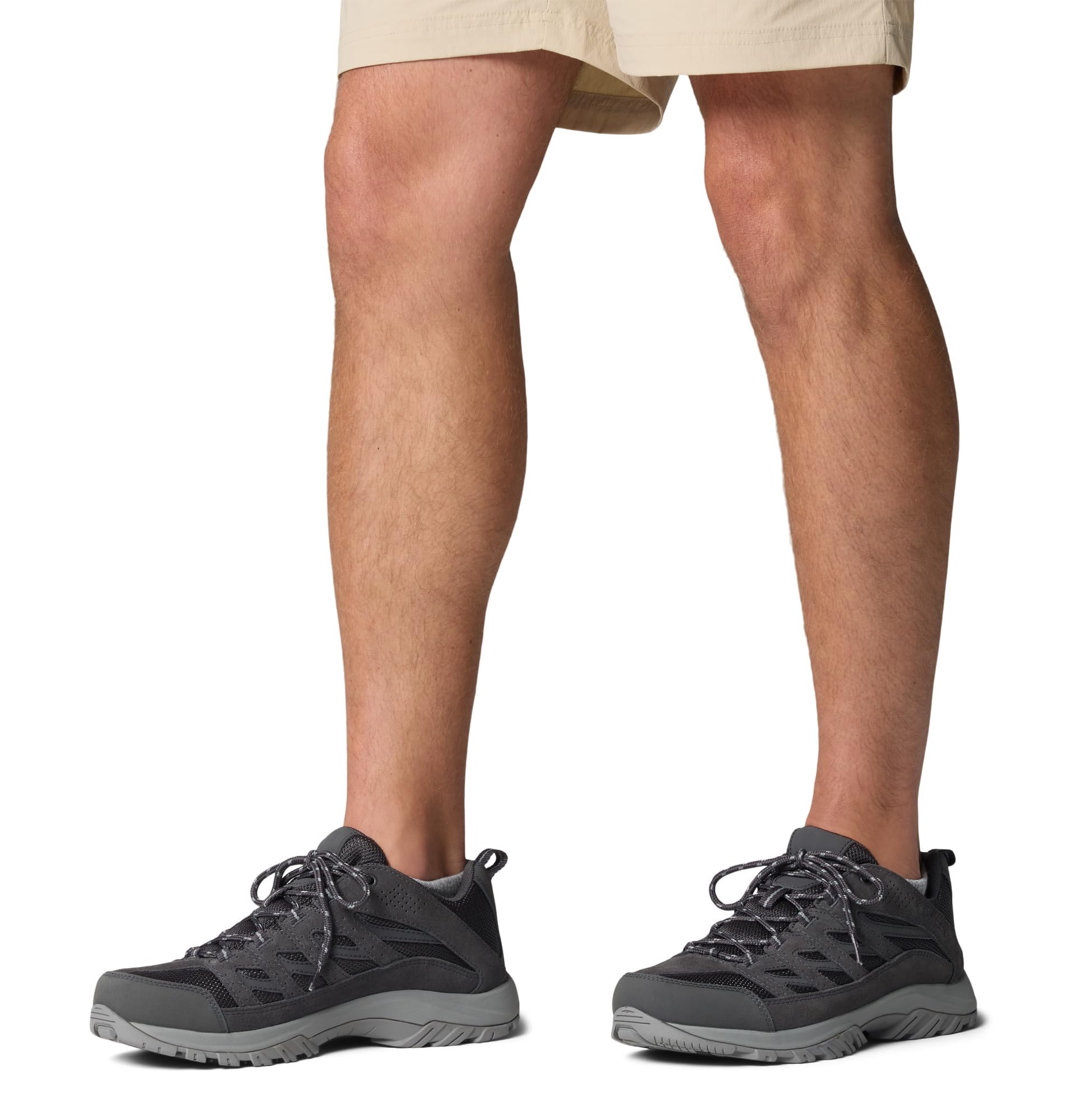 Image secondaire de Columbia Crestwood - Chaussures de randonnée imperméables pour homme en gris foncé
