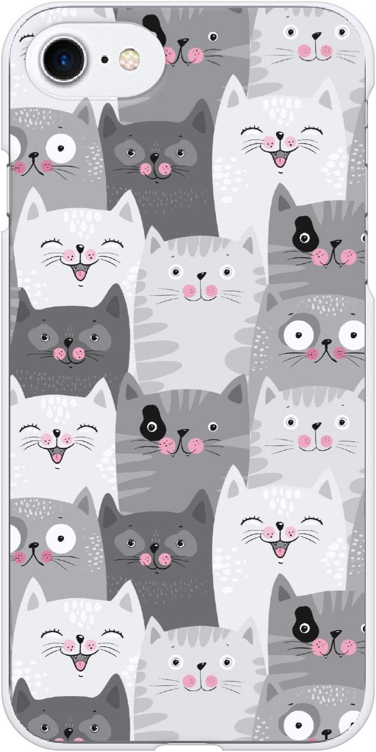 Ruuu Iphone12 Iphone12pro 兼用 ハードケース スマートフォン Iphoneケース カバー Iphone アニマル 猫 B ねこ イラスト 12 パターン にゃんこ 高い素材 Pro