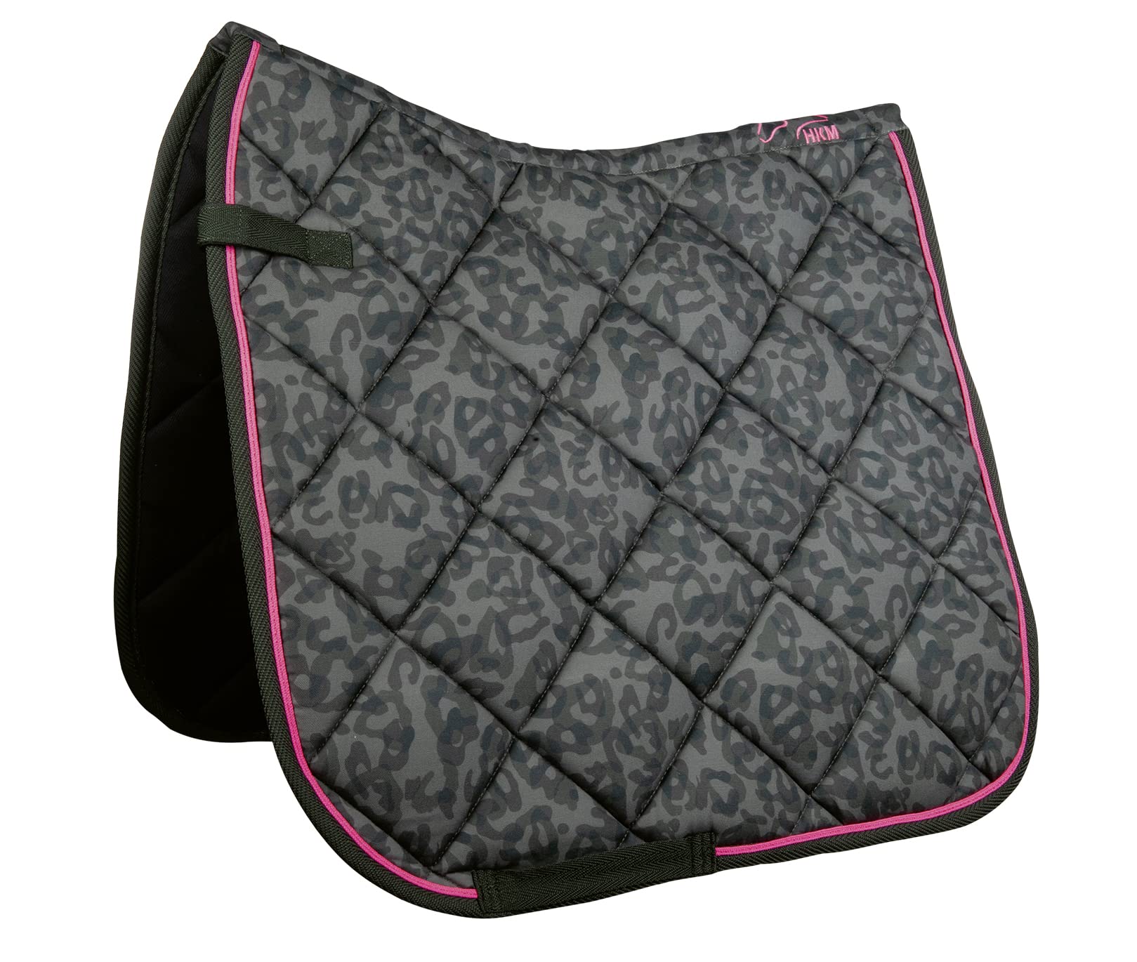 HKM Equestrian Horse Riding Saddle Cloth, Green, Dressage