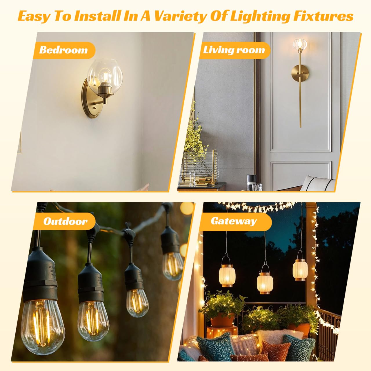 Hemobllo 50 pezzi di filamento LED 2700 K luce calda ricambio – 3 V 120 Ma accessori per progetti fai da te, illuminazione per casa e ufficio