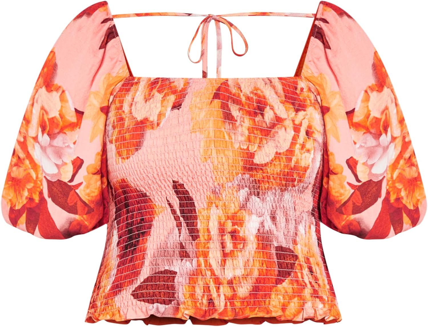 City Chic Womens Top - Chrysie Print - Image 3