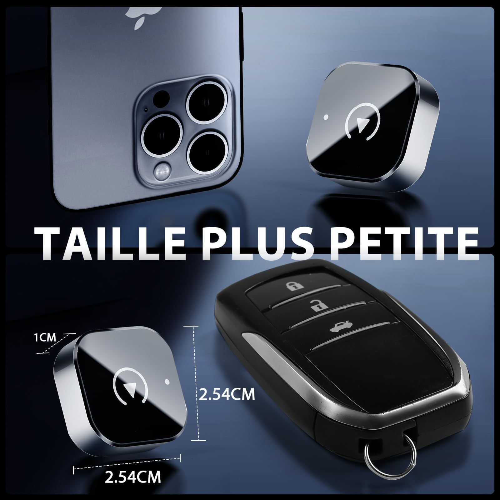 Adaptateur CarPlay sans Fil, Mini CarPlay et Android Auto 2 en 1, USB-A/C, Plug & Play, Connexion Automatique, Mise à Niveau 2025, Compatible with iPhone and Android
