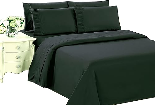 Miniatura 9 de Juego de funda de edredón de 3 piezas con cremallera sedosa ultra suave y sedosa de bambú para todas las estaciones, con 2 fundas de almohada, color