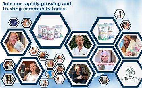 Miniatura 9 de AffirmaTea Desintoxicación para esculpir la cintura  para una pérdida de peso óptima y un equilibrio del metabolismo de la grasa  con hibisco,