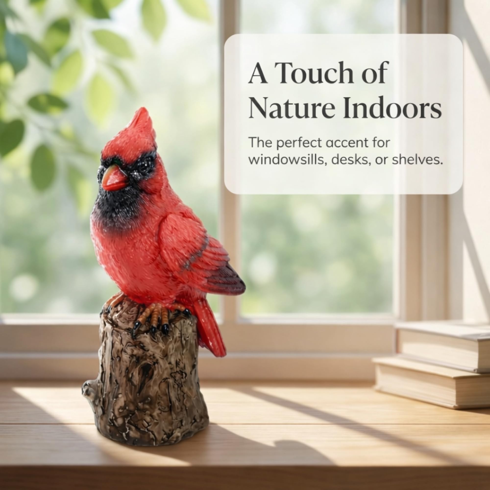 Amazon.com: The Bridge Collection Little Cardinal Perched on a