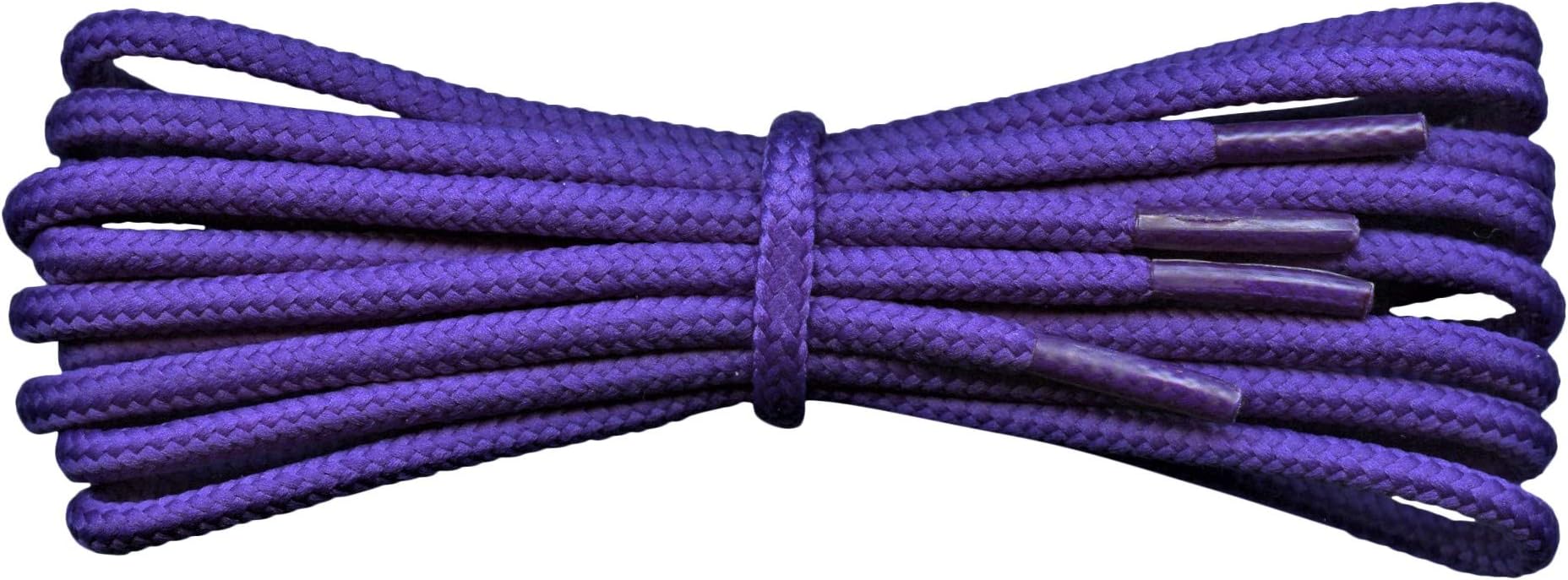 Fabmania Strong Replacement Colored Shoe and Boot Laces Round 5/32" - Ideal for Work and Hiking - From 24 to 95 inch length