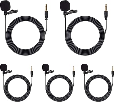 Turnstile Audio Station Series TASL100 Omnidirectional Lavalier Microphone 5-Pack
