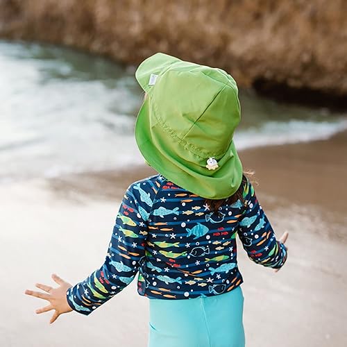 Miniatura 3 de i play. by green sprouts - Gorro de protección solar con solapa para bebé, con protección solar UPF 50+