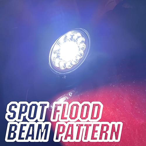 Miniatura 3 de Cápsula de luces LED redondas para todo terreno, luces antiniebla, 4.5 pulgadas, 2 piezas, combo de iluminación todoterreno, luz de trabajo de