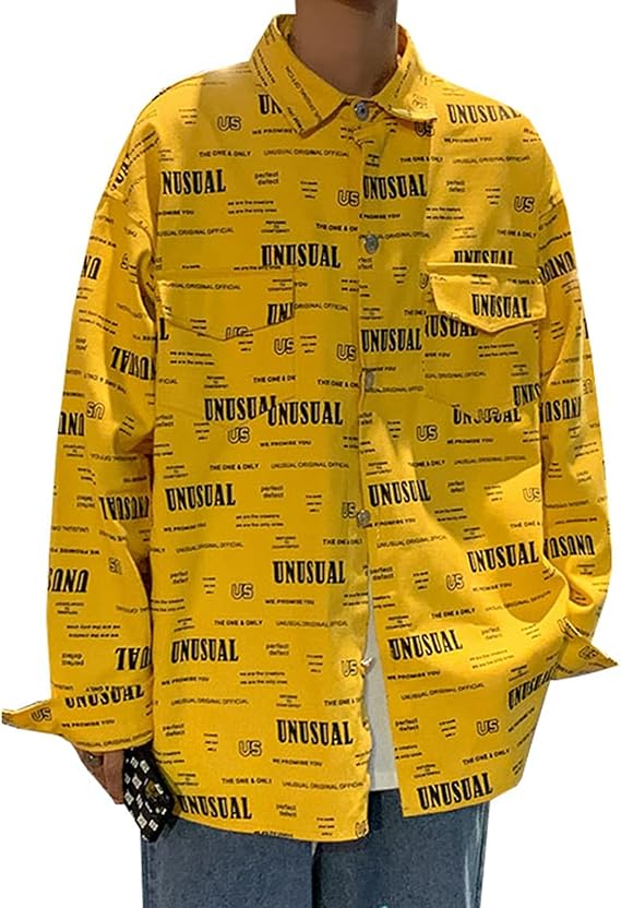 Amazon 春秋 アロハシャツ メンズ 日系 オシャレ 英字柄 イエロー ブラック 長袖シャツ M 5xl 大きいサイズ ゆったり 薄手 開襟 プリントシャツ かっこいい 着回し カジュアル 旅行 リゾート トップス シャツ 通販 Amazon 春秋 アロハシャツ メンズ 日系 オシャレ 英字柄 イエロー ブラック 長袖シャツ M 5xl 大きいサイズ ゆったり 薄手 開襟 プリントシャツ かっこいい 着回し カジュアル 旅行 リゾート トップス シャツ 通販