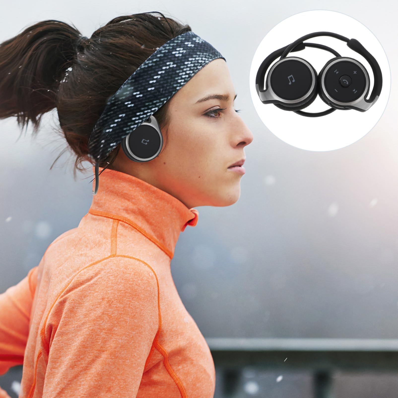 SHINEOFI Cuffie Wireless Sportive con Gancio Auricolare Leggere e Compatte per e Allenamento e Chiamate