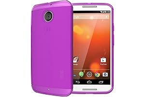 Motorola Moto X 2nd Generation LITE TPU Protective Purple Bumper Case