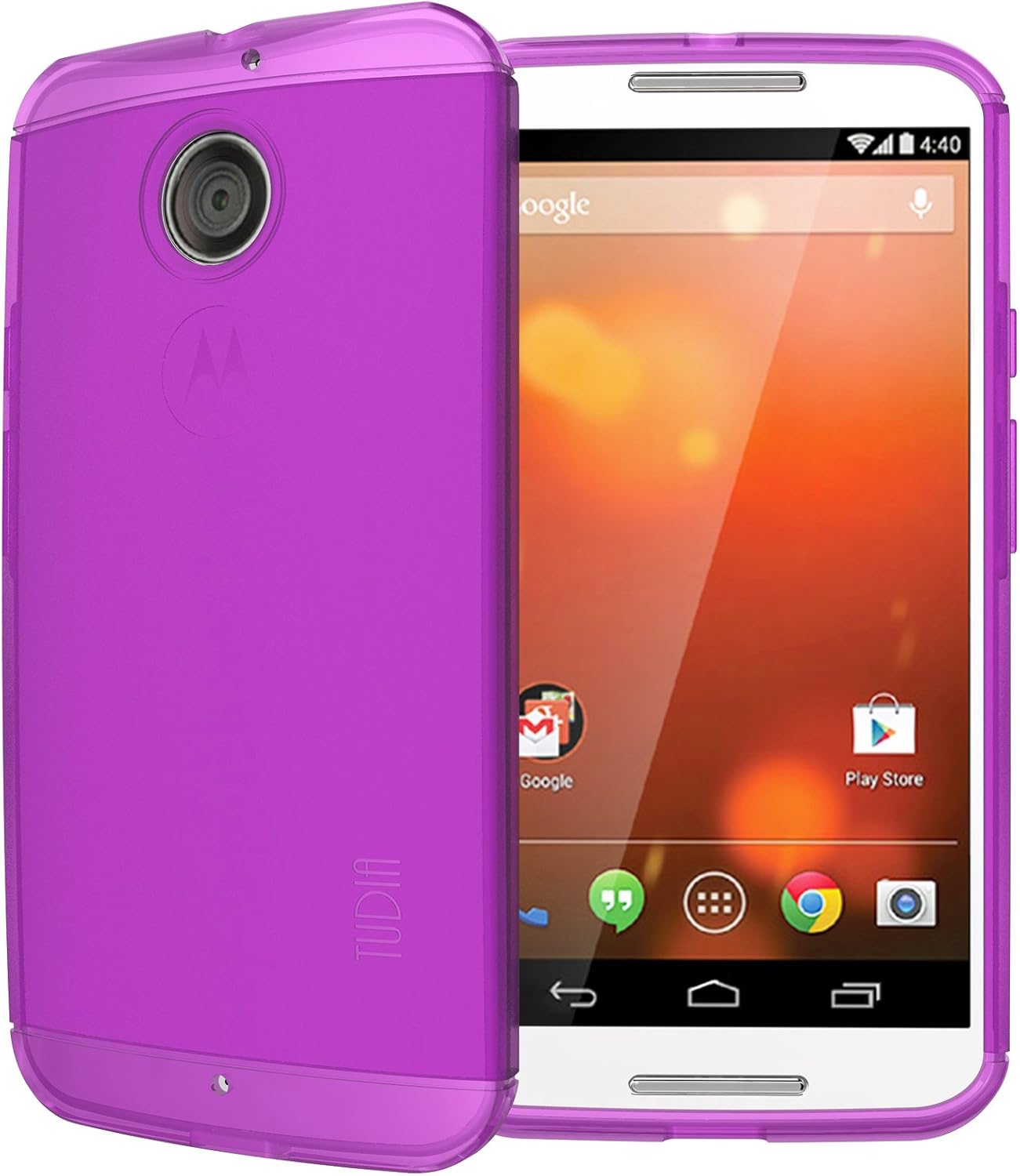 TUDIA LITE TPU Bumper Protective Case for Motorola Moto X (2nd Gen 2014 Release ONLY) (Purple)