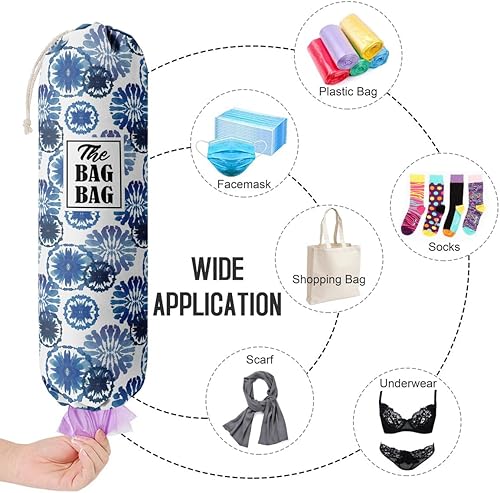 Miniatura 4 de Batik - Organizador de bolsas de comestibles para bolsas de compras, bolsas de plástico de montaje en pared, dispensadores de contenedores de