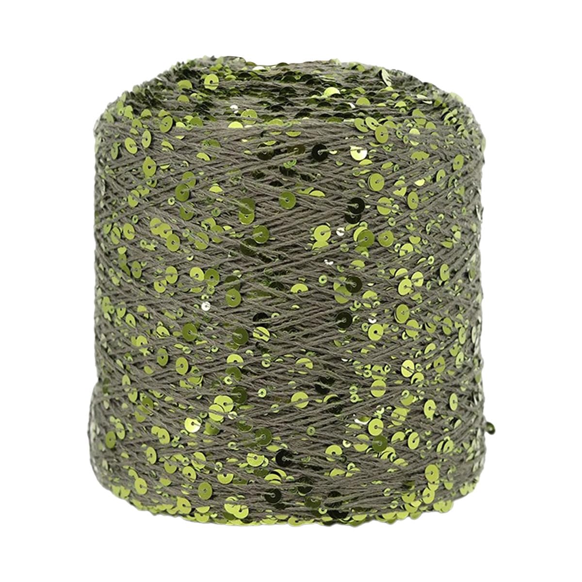 Fil à crocheter scintillant 140m avec paillettes pour couture et projets de tricot créatifs AJ118