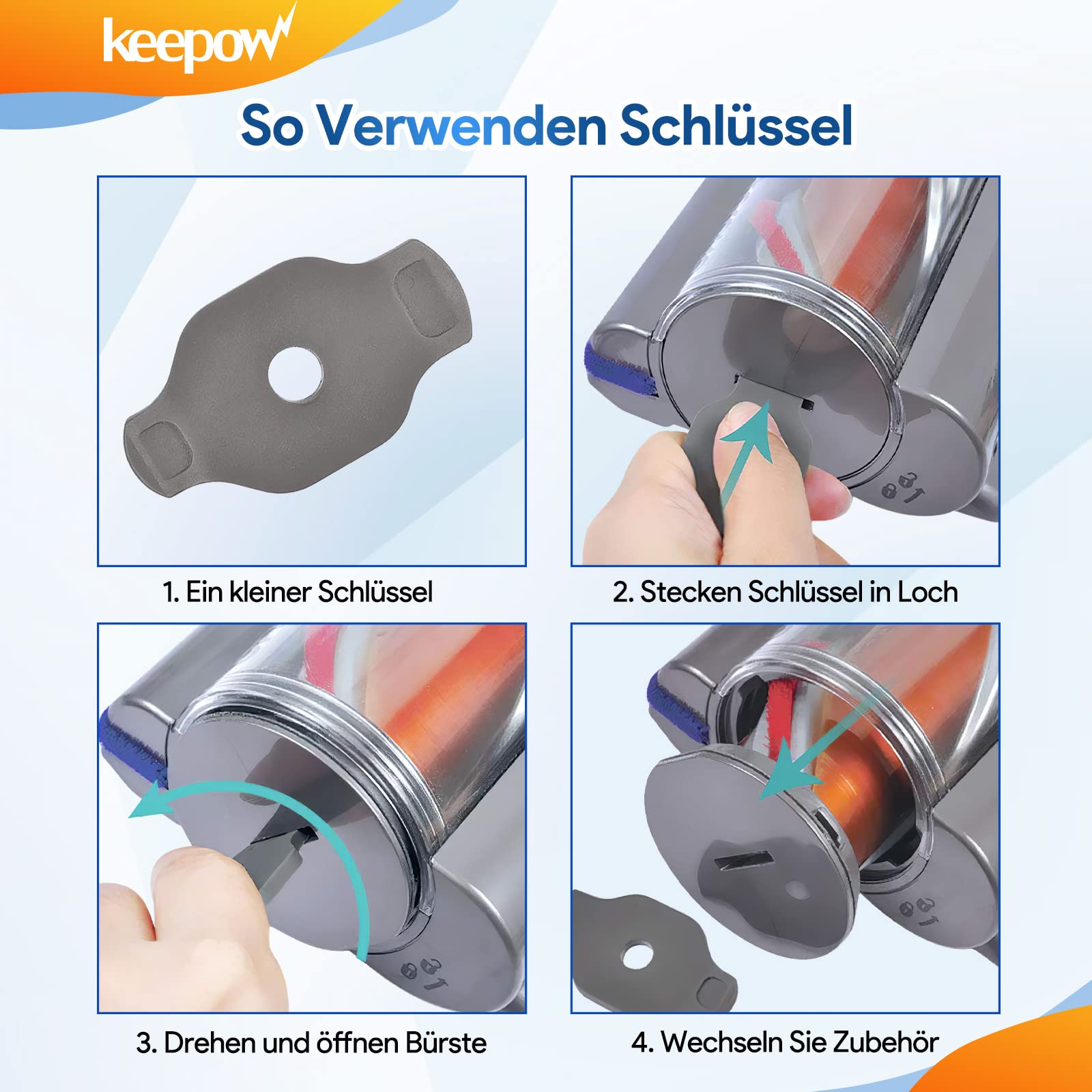 KEEPOW V11 Filter für Dyson, Filter für Dyson V11 V15, 2 Stück Ersatz Filter für SV14 SV17 SV22 Absolute Animal Detect Extra Pro Torque Drive Staubsauger, 970013-02