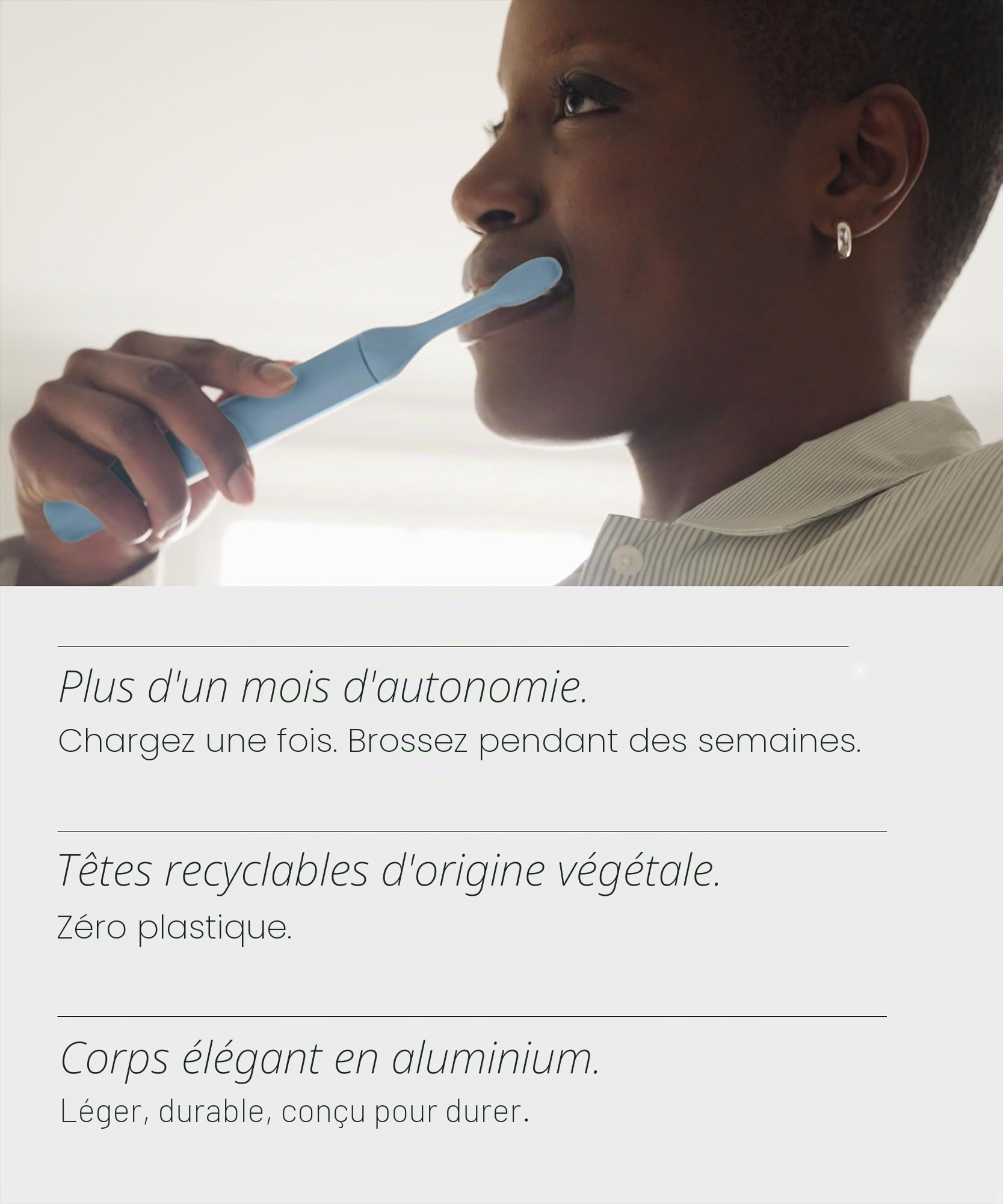 SURI 2.0 Brosse à dents électrique Sonic avec capteur de pression et étui de voyage pour nettoyage UV | 1 mois + batterie | Conçue à Londres | Brosse à dents électrique pour adultes | Brosses à dents