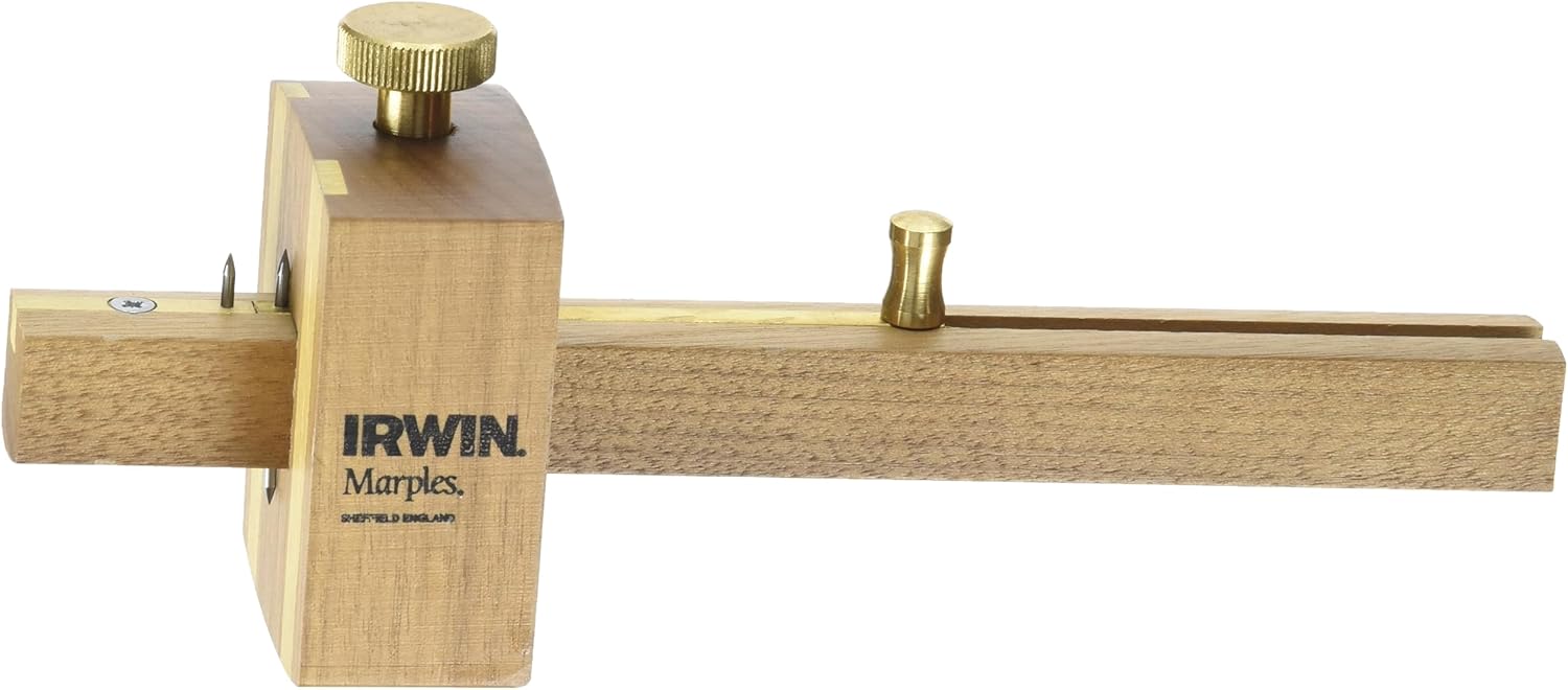 Marples M2153 Mortice and Marking Gauge Single Spur Top and Double Spur Base with Brass Slide