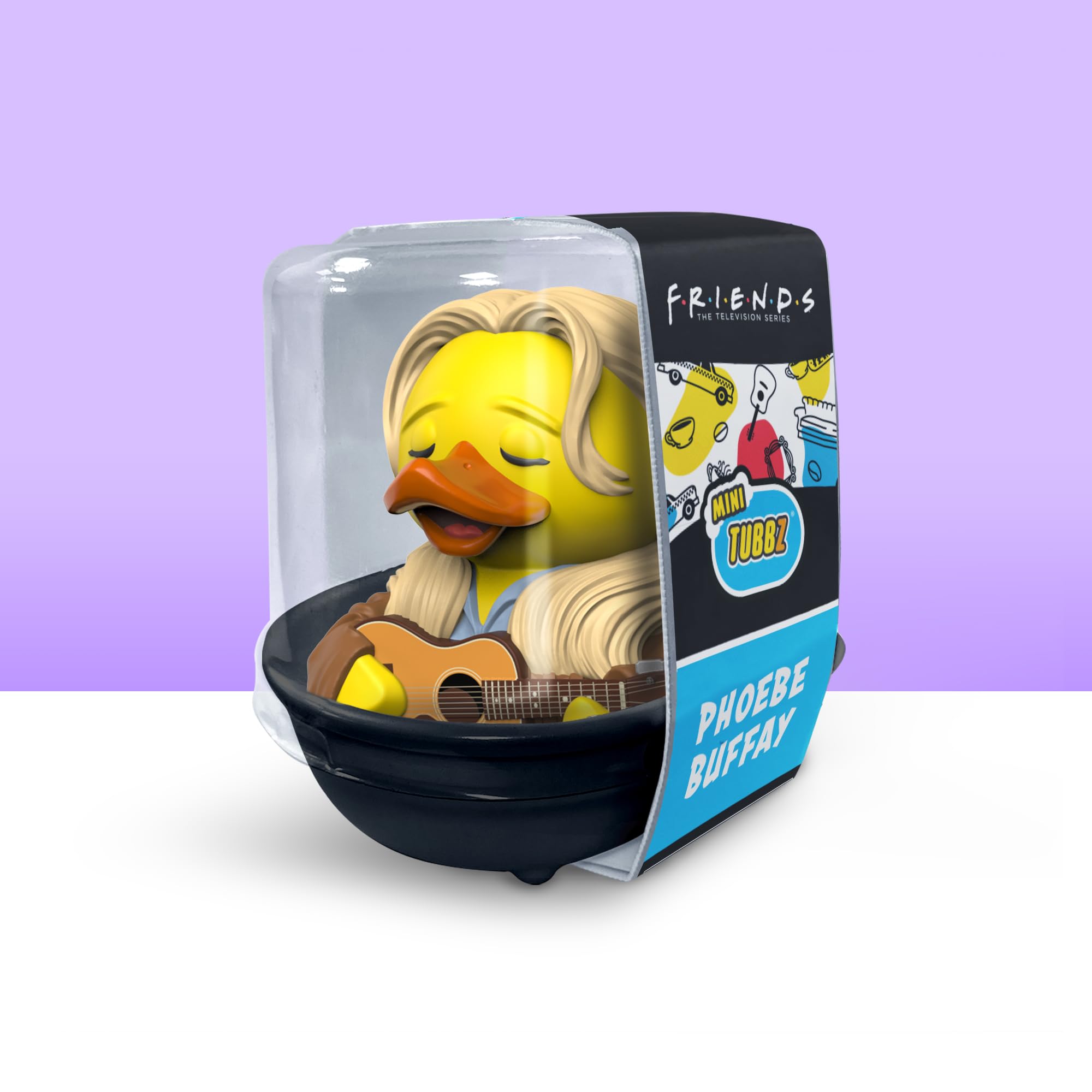 TUBBZ Mini Phoebe Buffay Collectible Vinyl Rubber Duck Figure - Official Friends Merchandise - Retro Comedy Movies & TV - Image 2