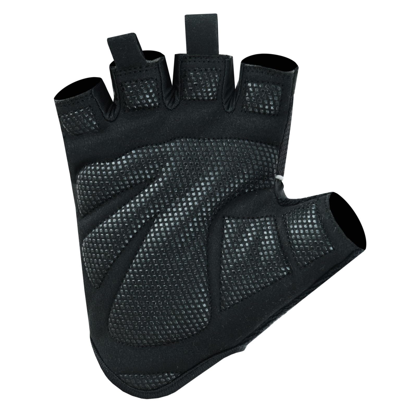 Kenfit Half-Finger Gym Gloves – Leather Palm, Non-Slip Silicone Grip, Adjustable Wrist Support for Weightlifting, CrossFit, Powerlifting, Bodybuilding – Size M