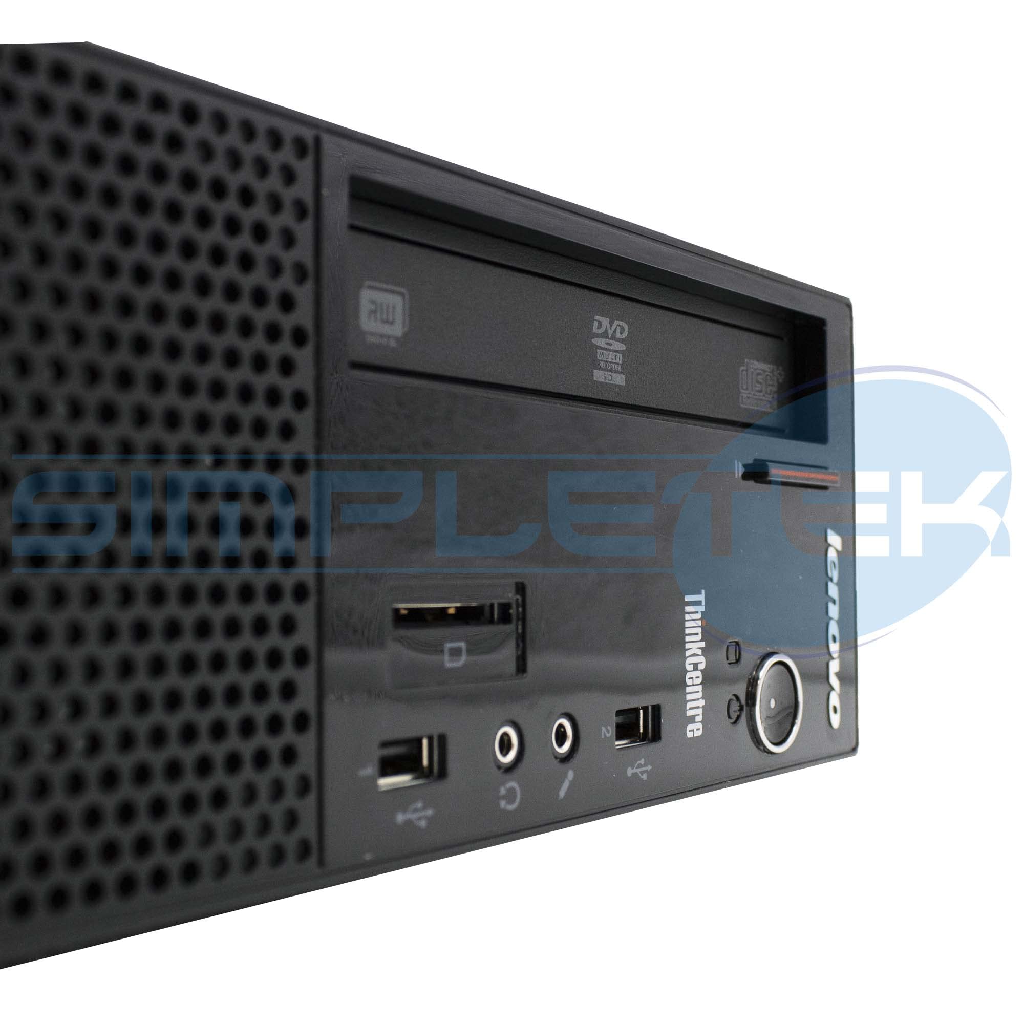 Lenovo COMPUTER FISSO E73 SFF i5 4430S fino a 3.2GHz Aziendale PC Desktop (Ricondizionato) (Senza Antenna WiFi USB, 16GB RAM SSD 480GB)