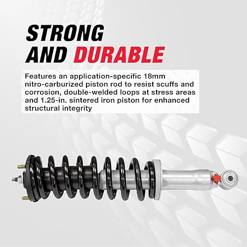 Miniatura 2 de Rancho RS999911 RS999935 Juego de puntales de elevación rápida y resorte helicoidal de la serie RS9000XL para 2009 2013 F150 4WD Lariat y XLT