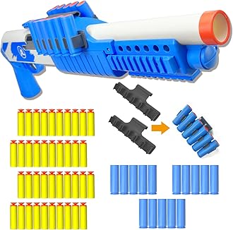 AGM MASTECH Catapult Rifle - Lever Action Shotgun Toy Soft Bullet Foam Dart Blaster - Shooting Game Educational Toy Model for Kids Boys Girls Gift for Adults