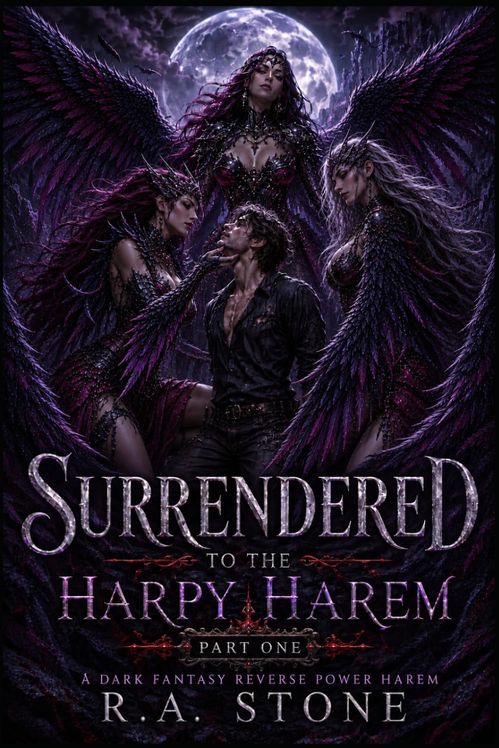 Surrendered to the Harpy Harem: A Dark Fantasy Reverse Power Harem