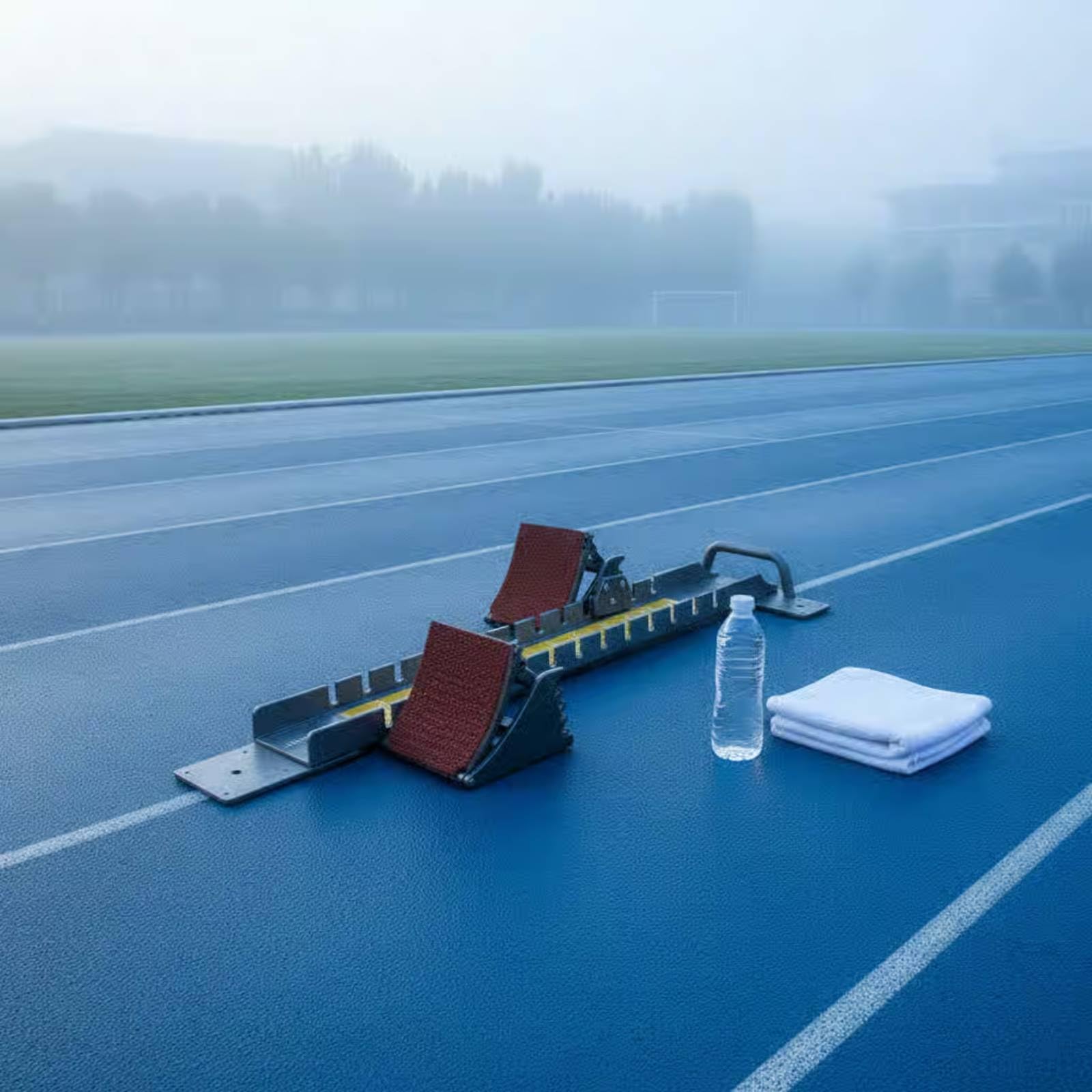 Blocco di Partenza Sportiva Portatile Blocco di Sprint Regolabile Leggero Attrezzatura Sportiva per Allenamento