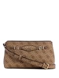 Katya Crossbody Top Zip, Latte Logo