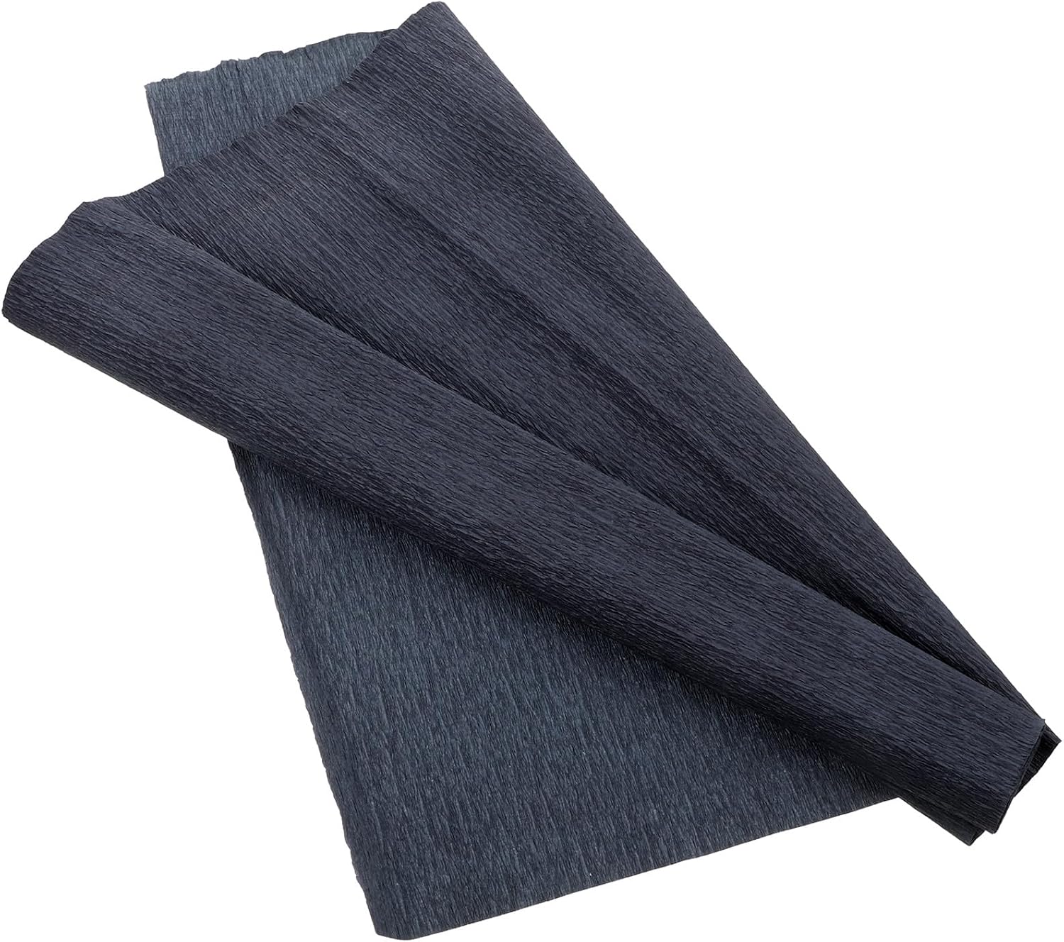 GLSTOY Crepe Paper Roll for Making Flowers and Wedding Decorations, Black 180g Wrinkled DIY Craft Paper 50x250cm for Floral Arrangements and Party Centerpieces