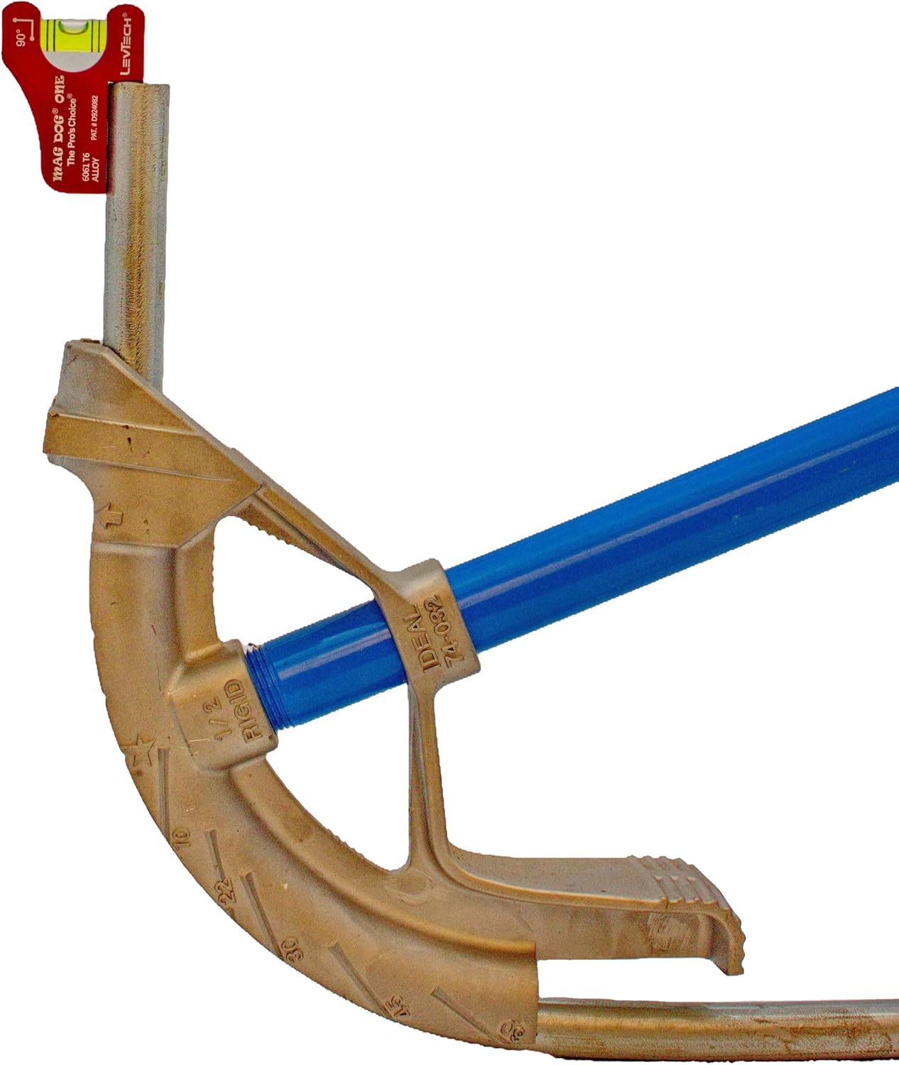 LEVTECH Mag Dog® 8 + Mag Dog® 1 Bundle – Professional Conduit Bending Levels for Electricians | Magnetic Pocket Level + Precision Angle Bending Tool