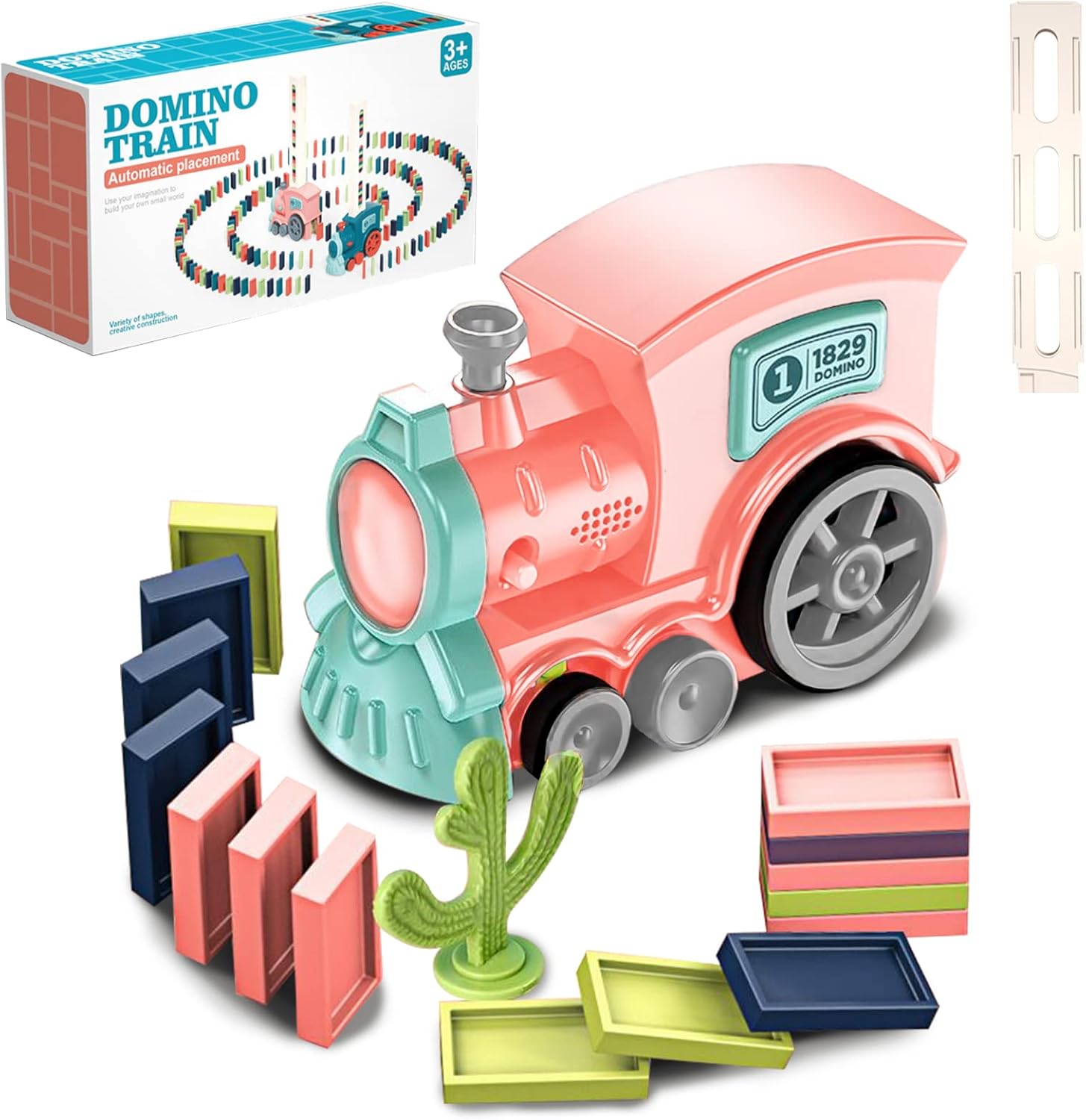 2022 Upgrade Electric Domino Train Toy Set, Creative