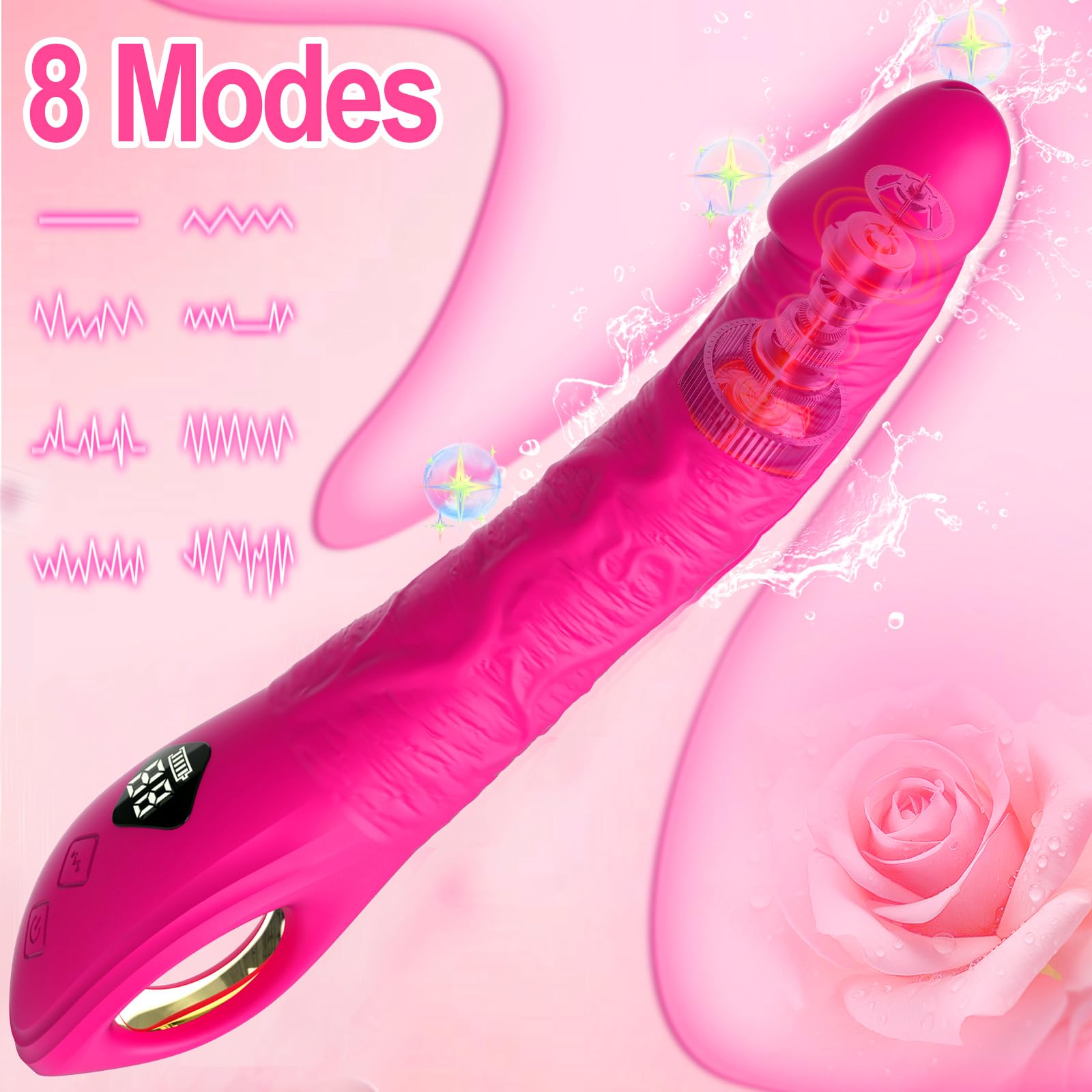 Vibratoreper Donna Professionale Wireless Punto G Squirting Sexytoysys Coppia Ovetto Vibrante Telecomando Sex Toys Vibratore per Uomo Sex Toy Vibratoriper Donne Dildo Realistico 8 Modalità, A26050603