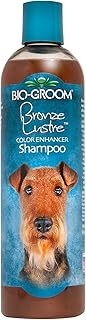 Bio-Groom Bronze Lustre Dog Shampoo – Color Enhancing Pet Shampoo, Dog Bathing Supplies, Puppy Wash, Dog Grooming Supplies, Cruelty-Free, Made in USA, Coat Brightener Shampoo – 12 fl oz 1-Pack
