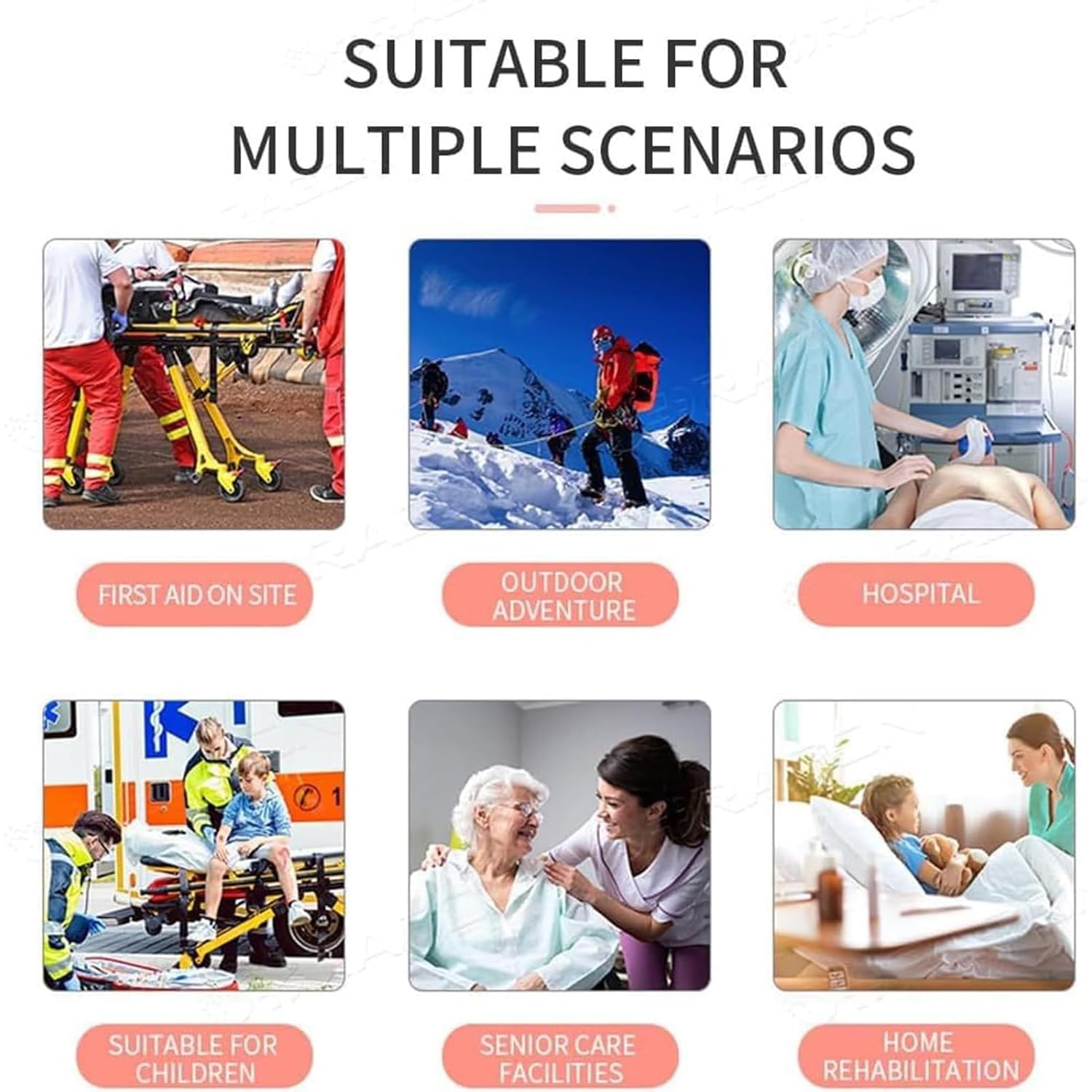 Set di stecche mediche di emergenza, immobilizzatore completo per il trattamento delle fratture di emergenza, kit di stecche mediche per fratture EMT Paramedic, per primi soccorritori, EMT, paramedici