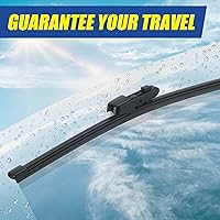 Vista 31 de GSPSCN Limpiaparabrisas trasero de 10" para Chevy Trax 22-13 Traverse 24-18 /Jeep Compass 17-07，Patriot 17-07/ Ford Escape Focus 07-01/ Dodge