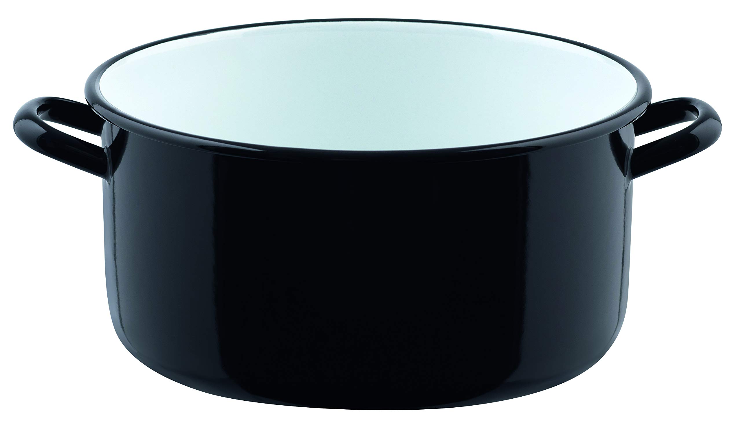 Riess, 0248-017 Riesen Casserole mi-haute avec rebord 32 12 l sans couvercle classique – géant et nains, diamètre 32 cm, hauteur