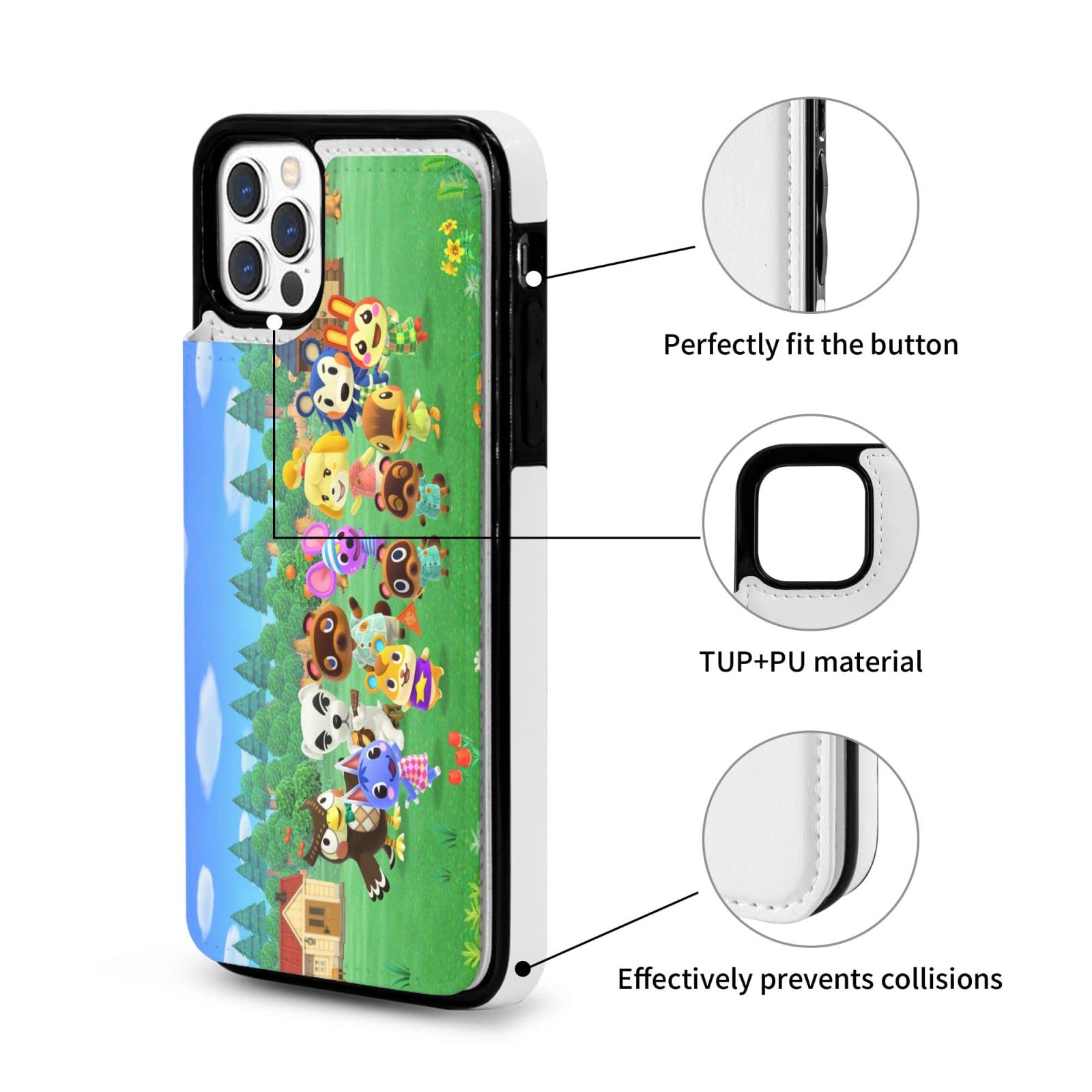 Amazon.co.jp: あつ森 IPhone12miniケース スマホケース pu