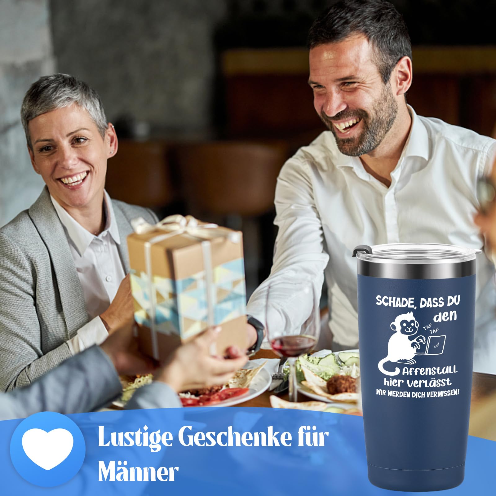 TOUNER Whiskyglas „Chaos Coordinator“ – Witziges Abschiedsgeschenk Für Kollegen, Chefs & Freunde