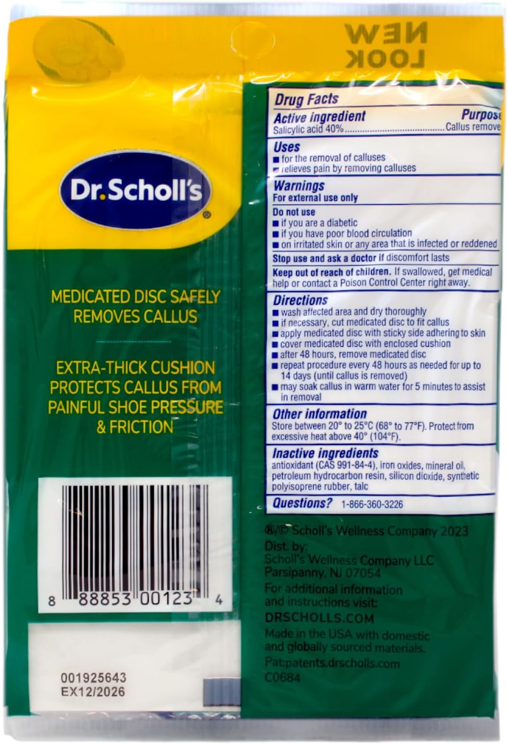 Dr. Scholl's Callus Removers Extra Thick Soft Cushions 4 Each (Pack of 7)