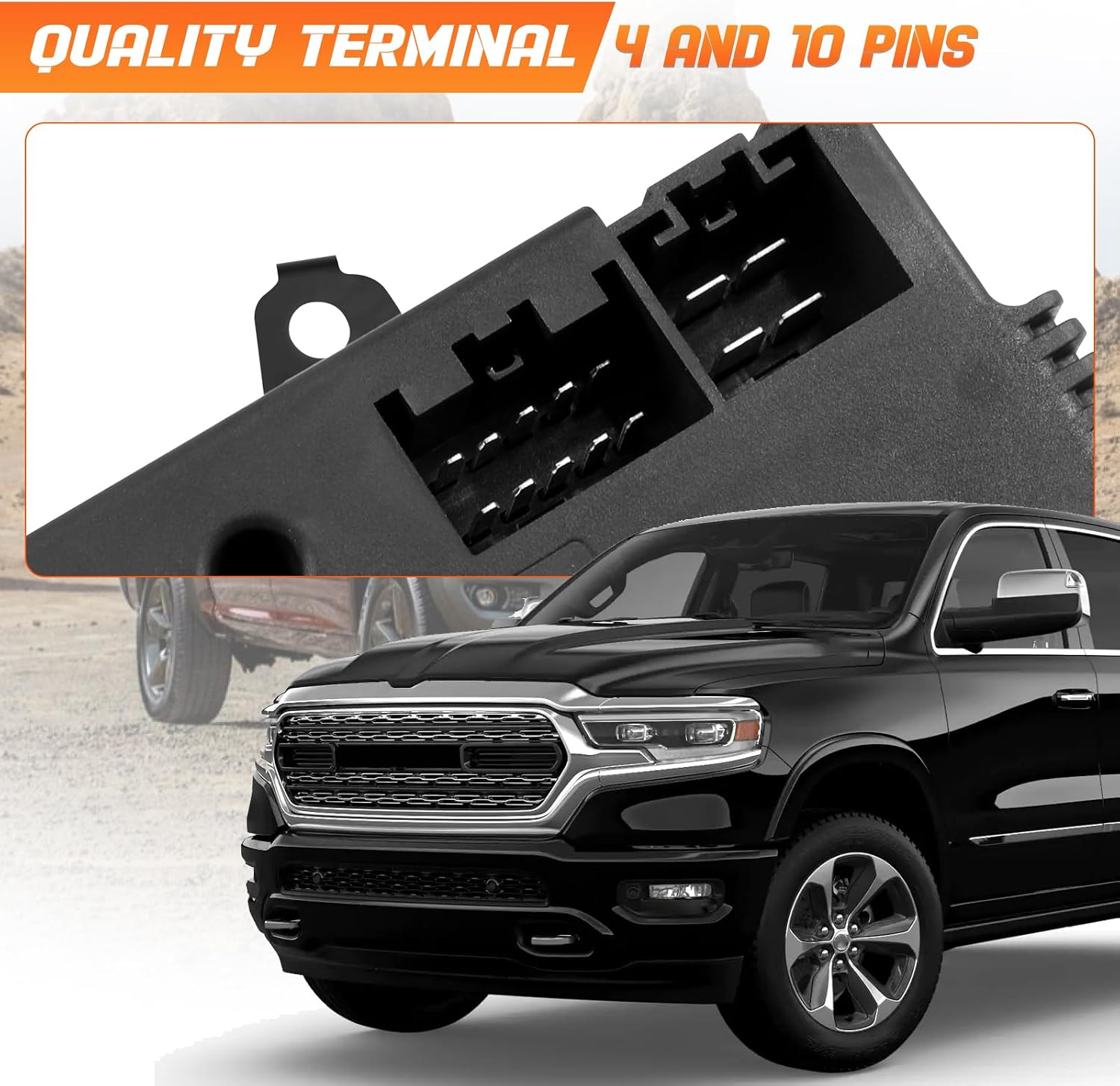 Integrated Electronic Trailer Brake Controller fit for 2019 2020 2021 2022 RAM DT 1500 New Body Style, Replaces OE Number 82215278AE, 68277136AB, 68309259AC, 68346572AF
