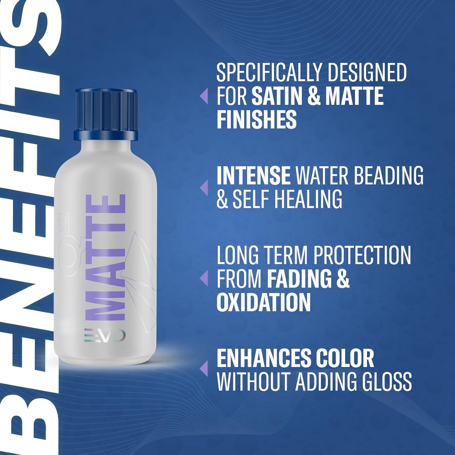 Gyeon Matte EVO Light Kit Ceramic Coating for Matte and Satin finishes Hydrophobic Paint sealant UV Chemical Protection enhances Color Depth Without Gloss adds Lasting Matte Protection