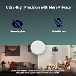 Aqara Presence Sensor FP2, 2.4 GHz Wi-Fi Required, mmWave Radar Wired Motion Sensor, Zone Positioning, Multi-Person & Fall Detection, Supports HomeKit, Alexa, Google Home and Home Assistant