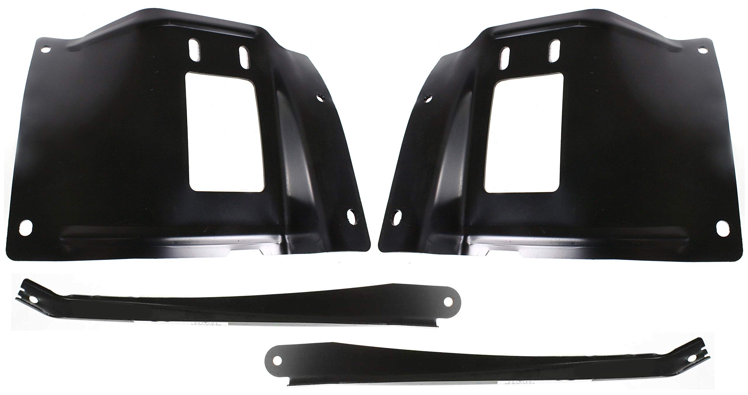 Set Of 2 Front Bumper Brackets For 2005-2007 Ford F-250 Super Duty – Left & Right Mounting Plates 3 thumbnail image